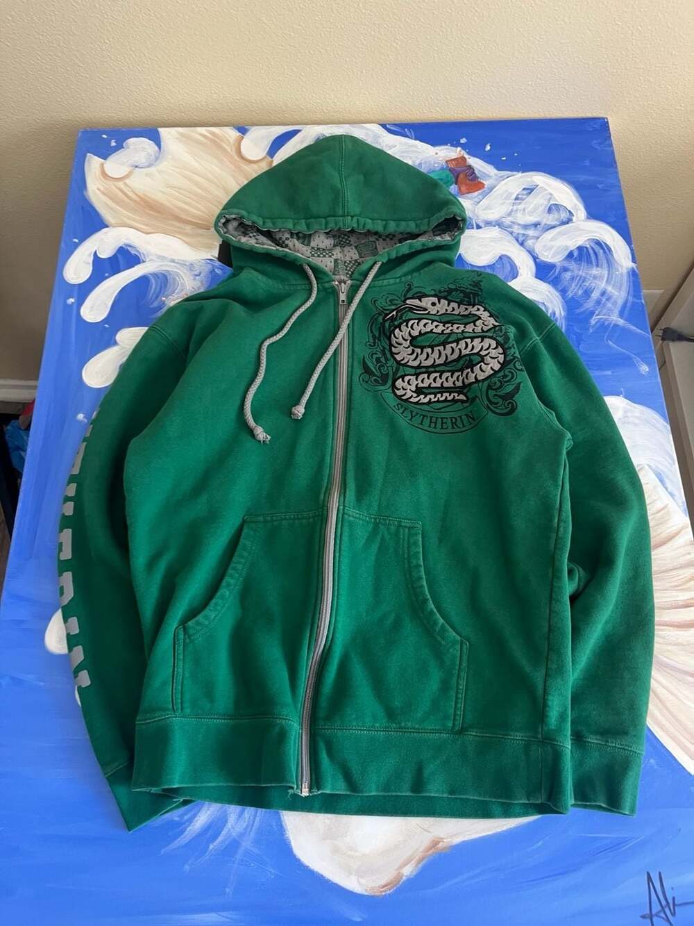 Universal Studios The Wizarding World of Harry Potter Slytherin Full Zip Hoodie